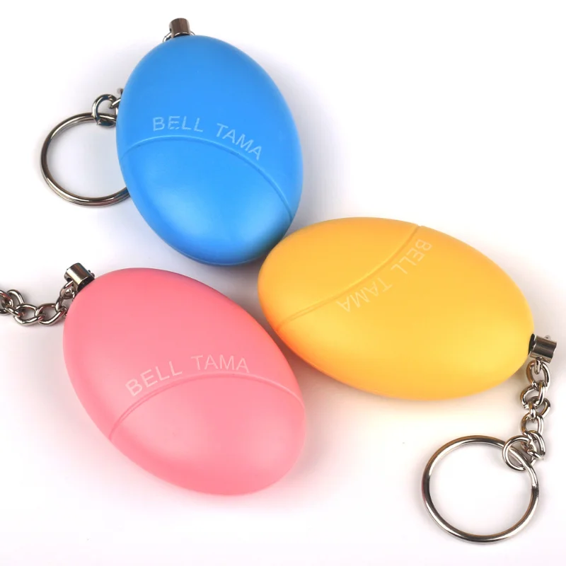 

Self Defense Alarm 110dB Egg Shape Security Protect Alert Personal Safety Scream Loud Keychain Emergency Alarm for Child Elder