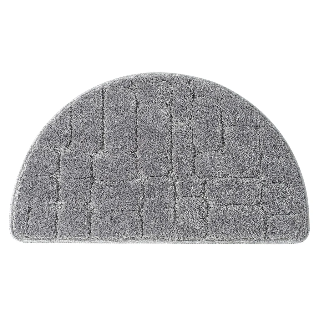 

Bathroom Mat Soft Carpet Semi-Circular Microfiber Door Mat Fluffy Carpet Absorbing Water And Non-Slip For Living Room Bathroom