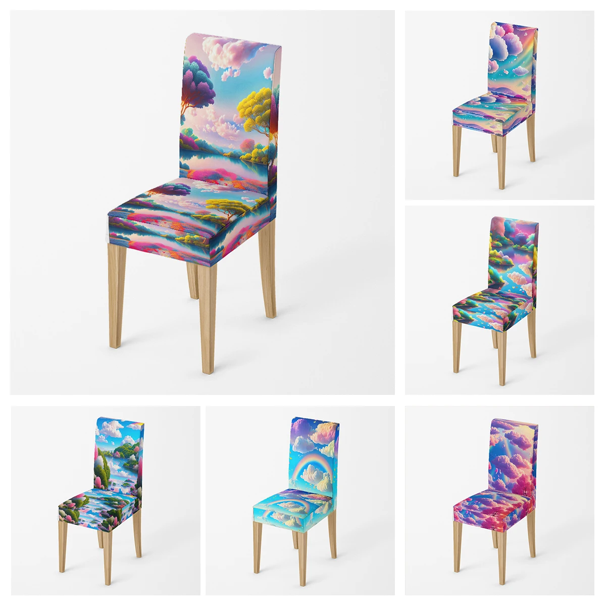 

Регулируемые стулья для фотостульев, Скандинавская эластичная ткань, чехол для стула для свадьбы