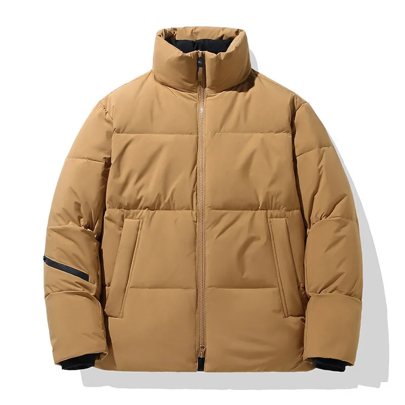 Winter Padded Jacket Men's And Women's Stand Collar Coat Thickened Warm Down Jacket