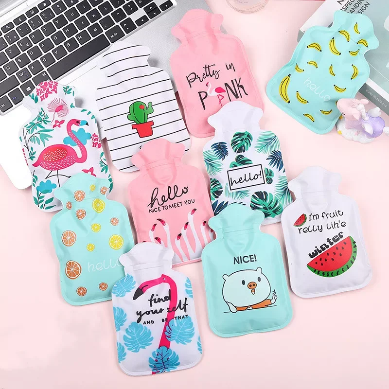 

Bag Winter Cartoon Hot Water Bottle Bag For Heat Therapy Hand Warmer Students Mini Pocket Hot Watering Bags
