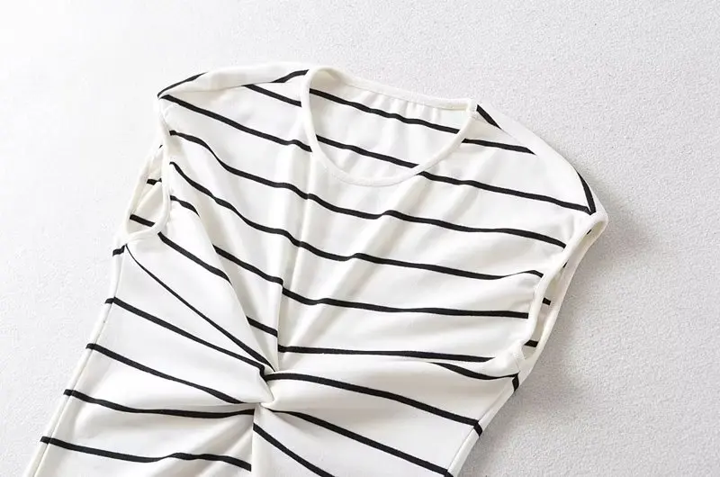 Jenny&Dave Basic Tops French Country Vintage Stripe Jumpsuit Fashion Girls Sexy Slim Bodysuits Women