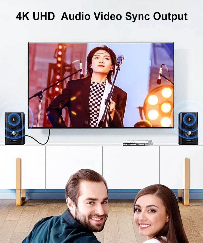 Фото Беспроводная передача 4K, видеопередатчик, приемник, 200 м, HDMI-удлинитель, экран, общий дисплей, камера, ПК к ТВ-монитор, проектор №5