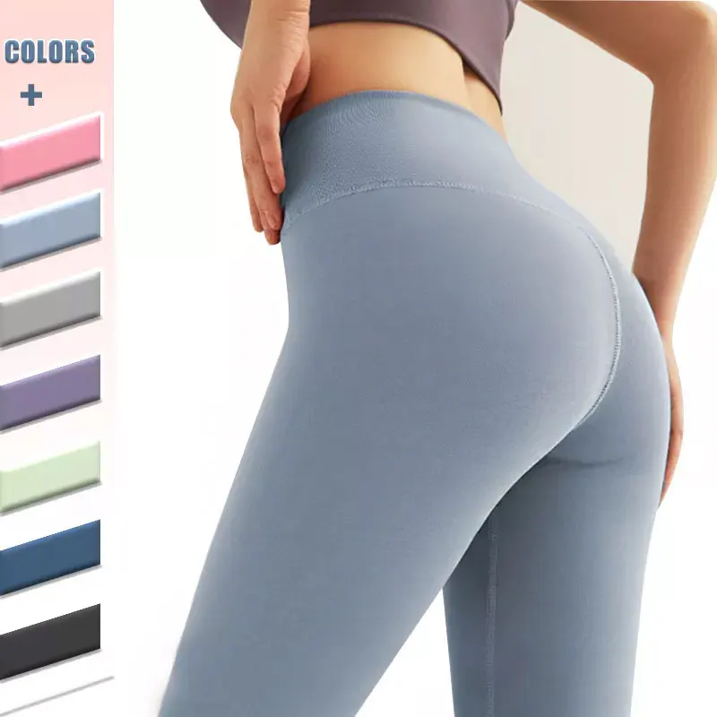 Новые женские штаны для йоги леггинсы фитнеса с эффектом пуш-ап мягкие