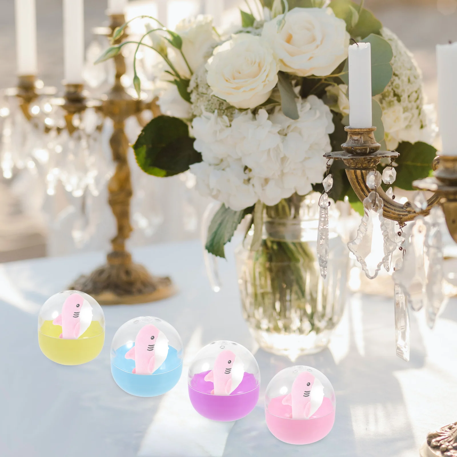 Торговый автомат Gumball капсулы 50 шт. пустые круглые 65 мм мини пластиковые призовые