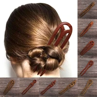 antiquity chinese hanfu cheongsam hair stick classical vintage sandalwood wood hair sticks boutique carve hairpins styling tool