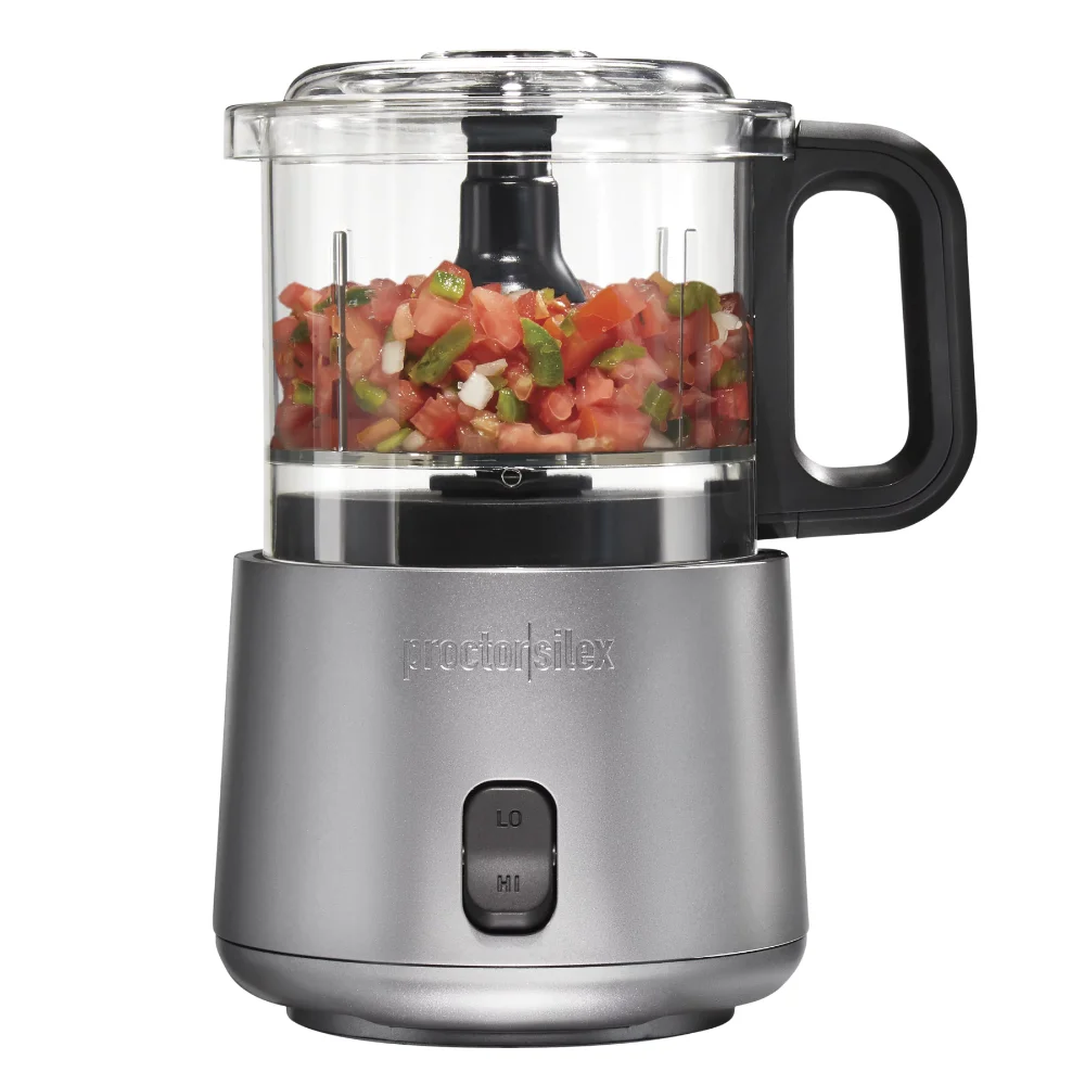

Cup Food Chopper, 2 Pulse Speeds, Gray
