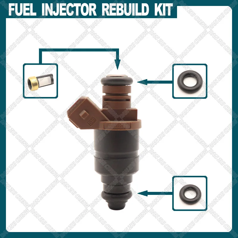 

Fuel Injector Service Repair Kit Filters Orings Seals Grommets for INJ678 For Daewoo Lacetti 1.6L 2005-2016 96332261