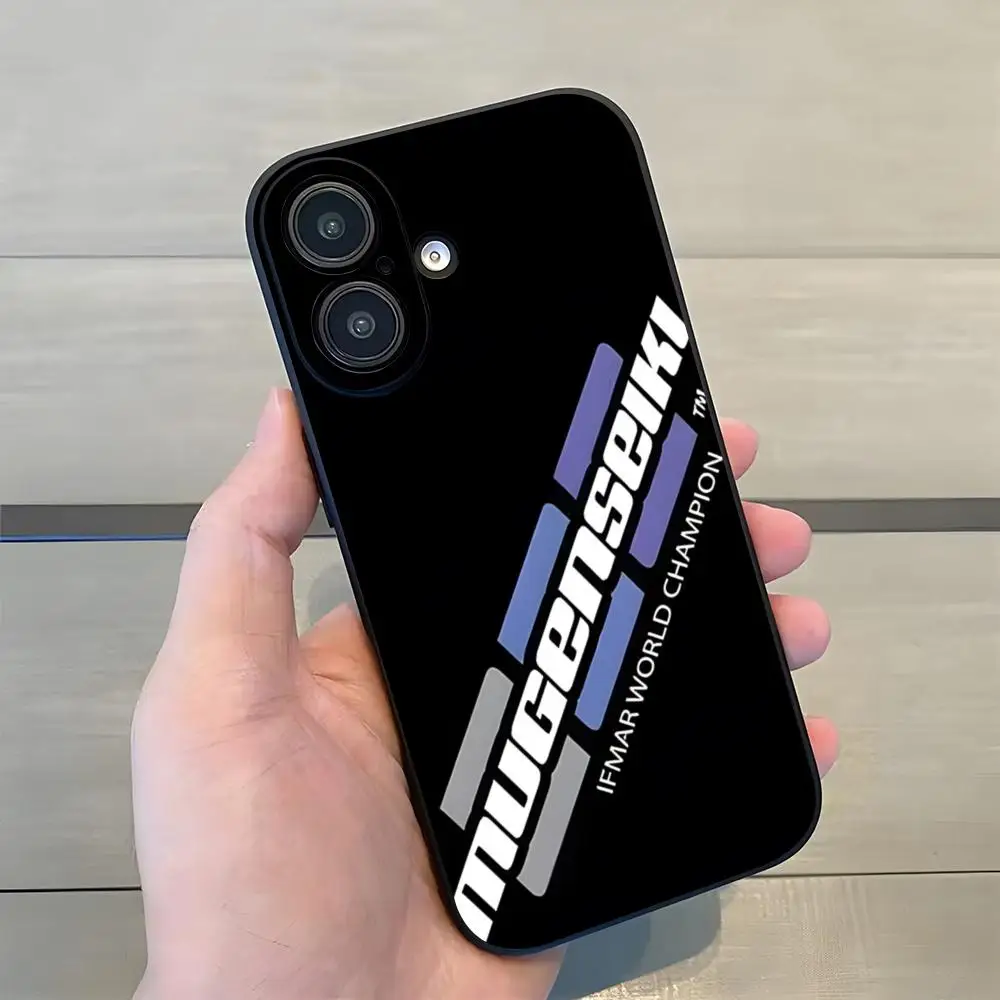 Фото Чехол для телефона Mugen Seiki Rc с логотипом для iPhone 16 Pro Max, 17 Pro Max, 14, 12, 15, 11, 13 Pro, Xr, X, Xs, Se, задняя крышка №5