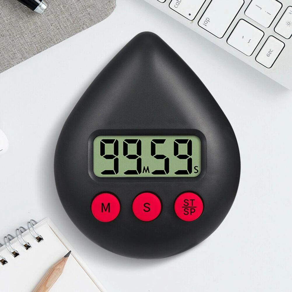 

Countdown Timer Shower Timer Home ABS Digital Shower Timer Kitchen Timer Save Hot Water With Alarm & Suction Cup