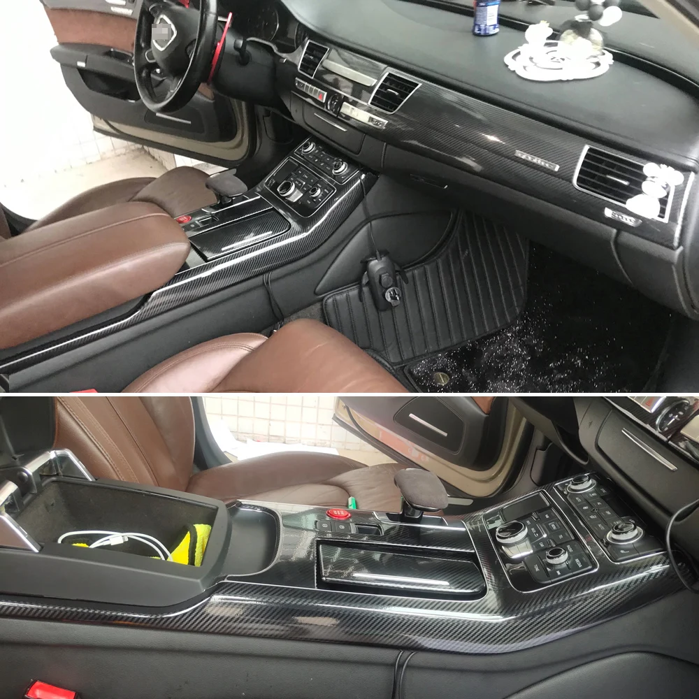 Самоклеящиеся автомобильные наклейки для Audi A8 D4 2011-2017 3D 5D виниловые и из