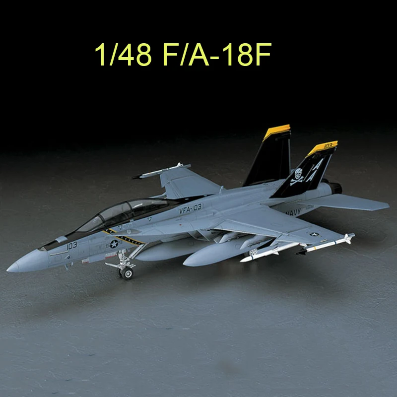

Assembled Model 1/48 F/A-18F American Super Hornet Skeleton Paint 07238