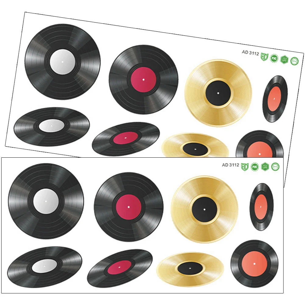 

Wall Vinylrecord Stickers Sticker Musical Decordecals Backdrop Number Party Bedroom Note Removable Decal Studiosmall