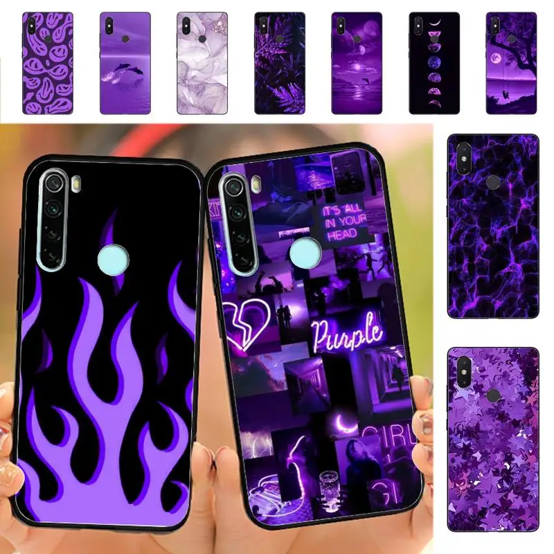

infinity on Purple Phone Case for Redmi Note 8 7 9 4 6 pro max T X 5A 3 10 lite pro