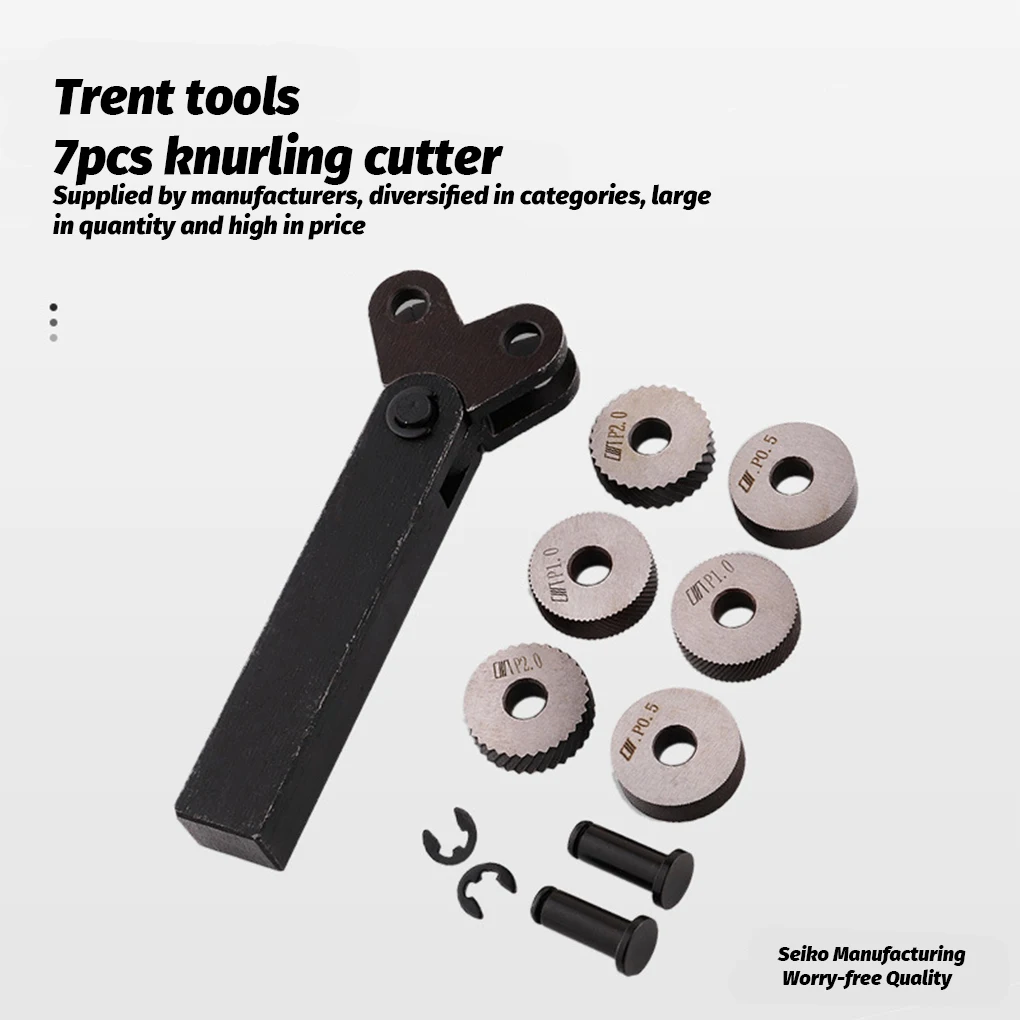 

7PCS Knurling Tool Knurlizer Cutter Metal Knurlizers Lathe Equipment