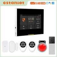 Ostaniot Tuya GSM Wireless WiFi House Security Alarm System with Vedio Doorbell Support Alexa & Smart Life Built-in 10 Languages