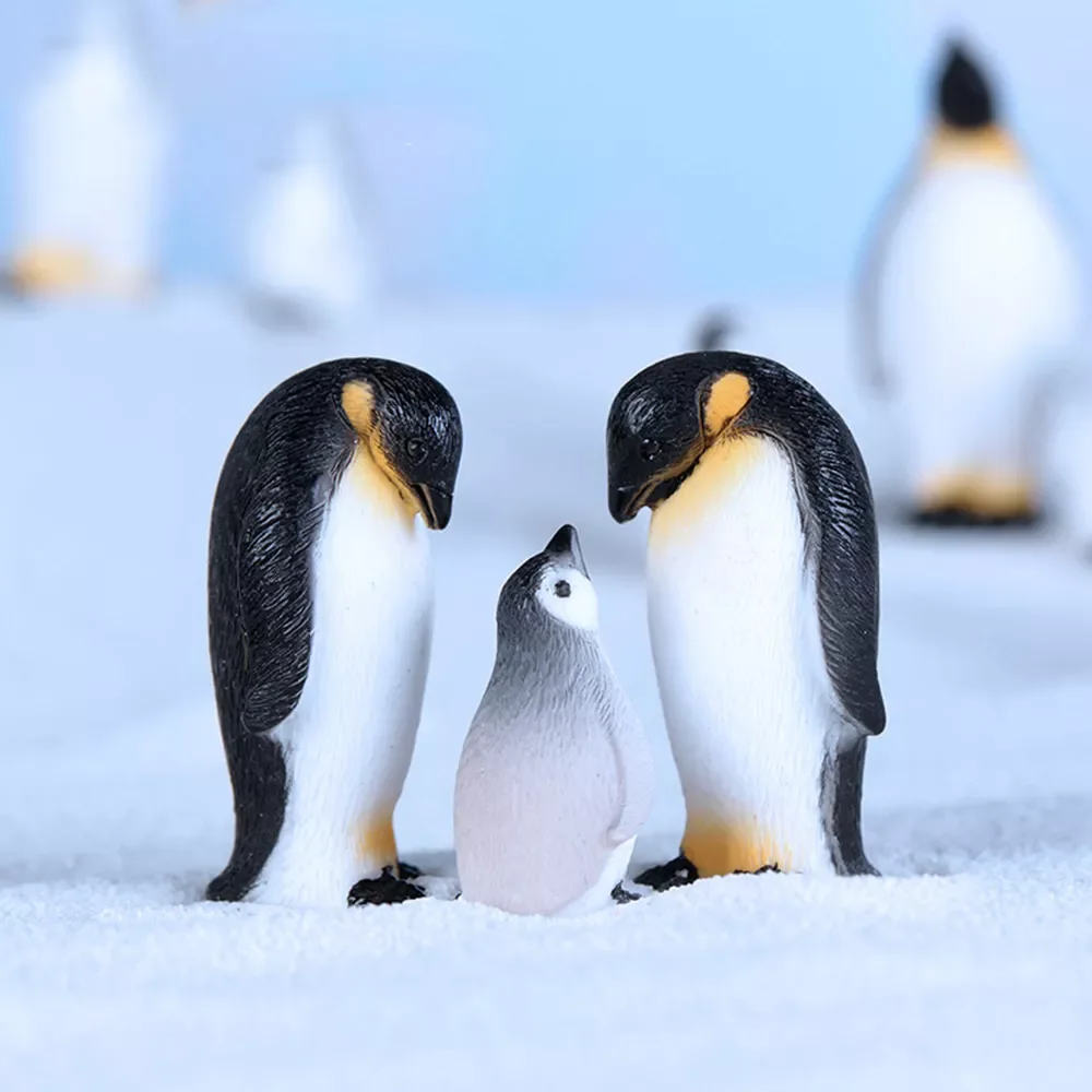 

Cute 1/3Pcs Mixed Penguin Figurine Miniatures Room Decoration Accessories Figurines Home Garden Decor