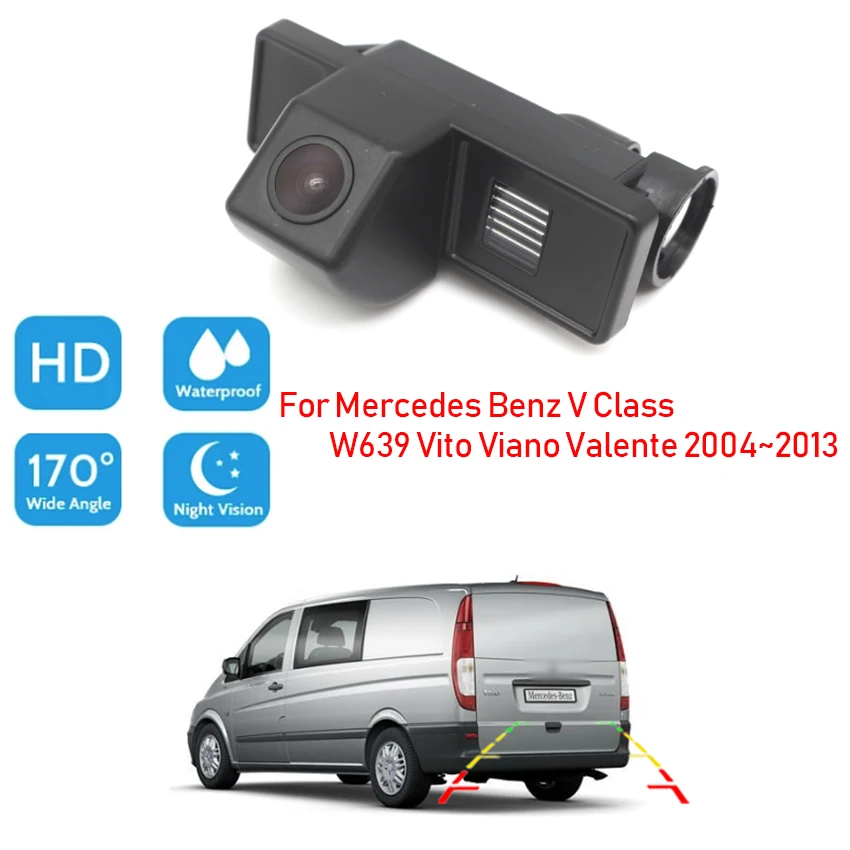 

Back up Rear View camera For Mercedes Benz V Class W639 Vito Viano Valente 2004~2013 HD CCD Night Vision license plate camera