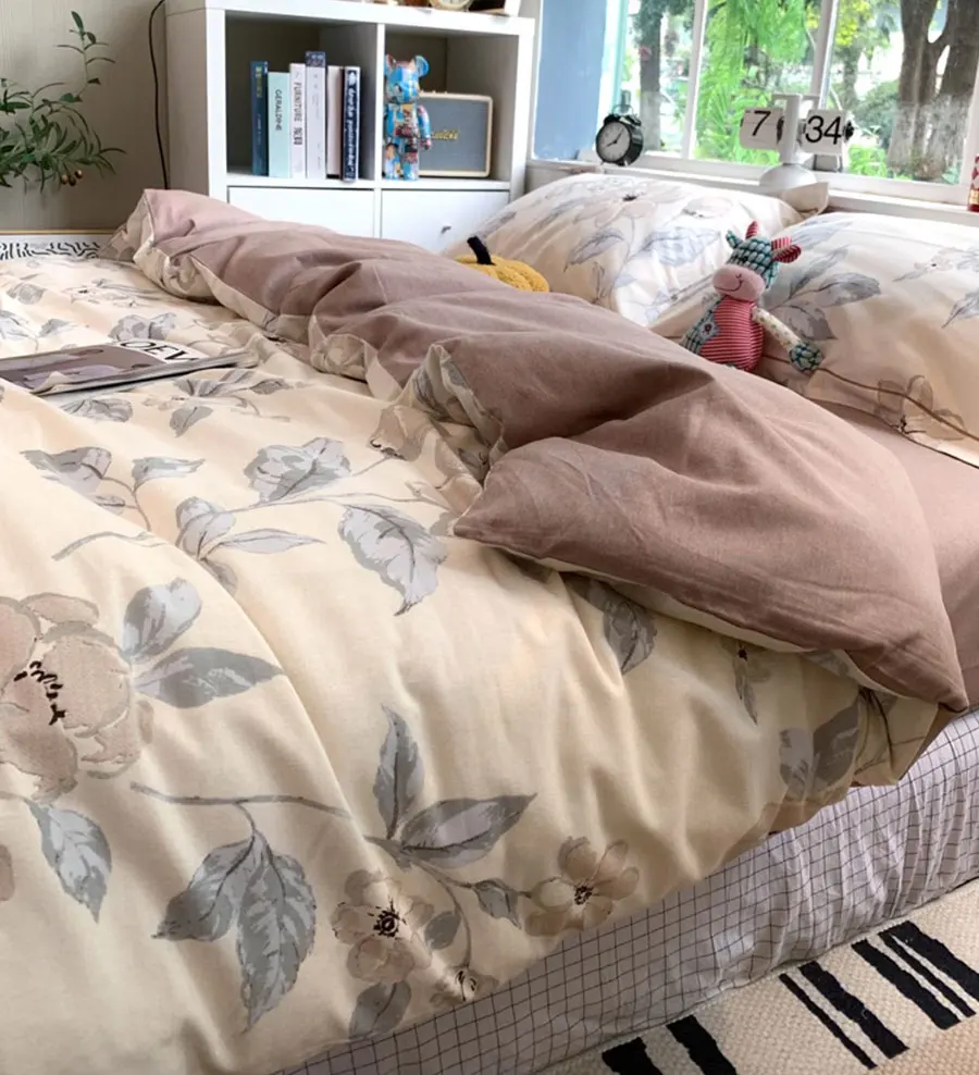 Набор для постельного белья в пасторальном французском стиле с изображением