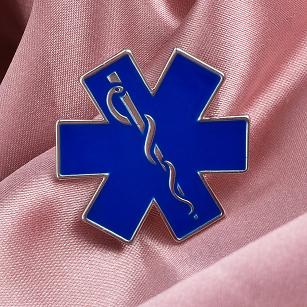 Значок для медицинских лацканов Catuni Caduceus, эмалированная брошь в виде змеи, подарочное ювелирное изделие для врачей, медсестер, врачей