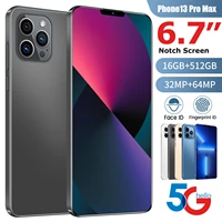 ProMax Smartphone Global Version 6 7 Inch 16GB 512GB Celular Mobilephone Celulares Android Unlocked Mobile Phones