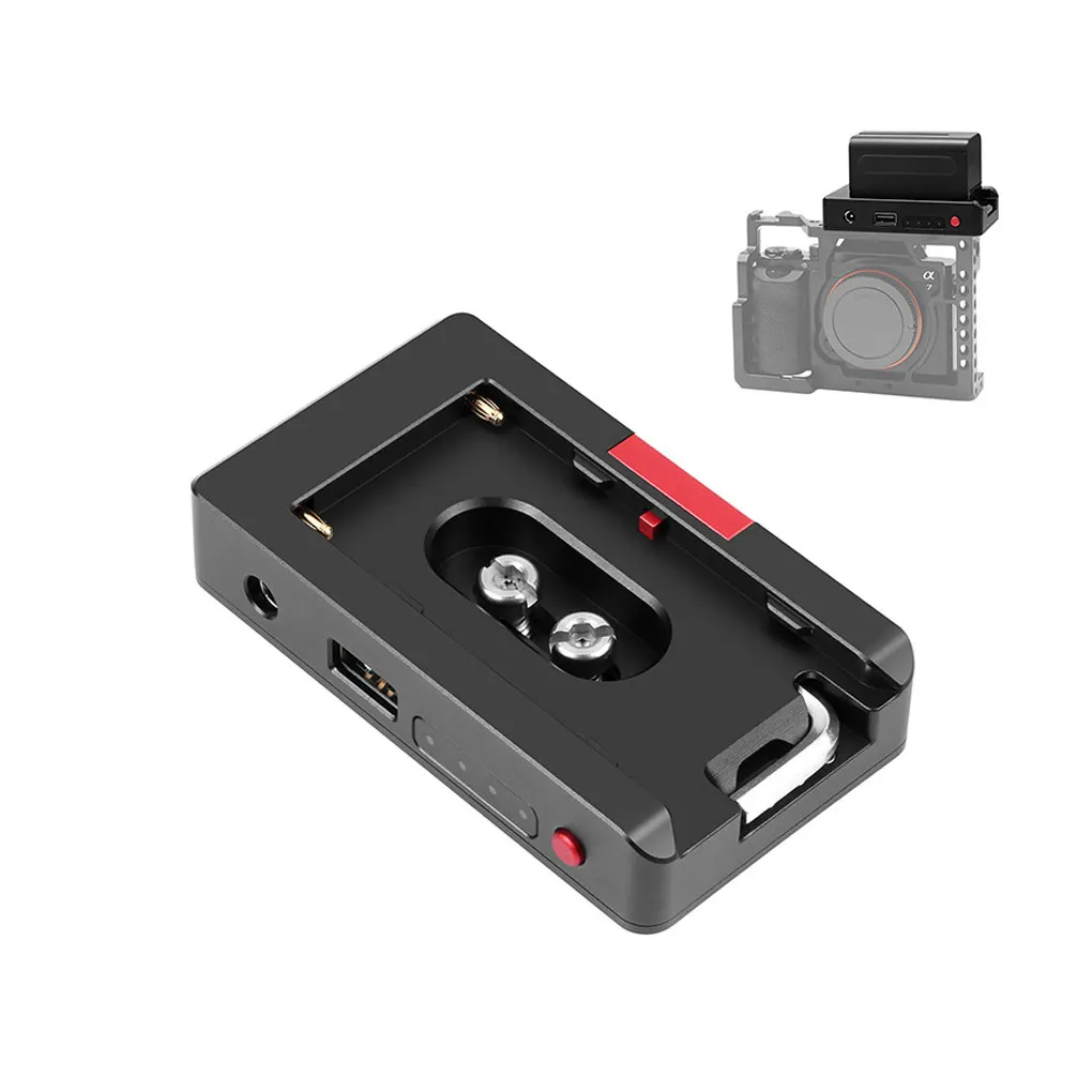 

ABS Digital Camera Battery Adapter Portable Detachable 1 4inch Power Display Replacement Cold Shoe Adaptor Accessories