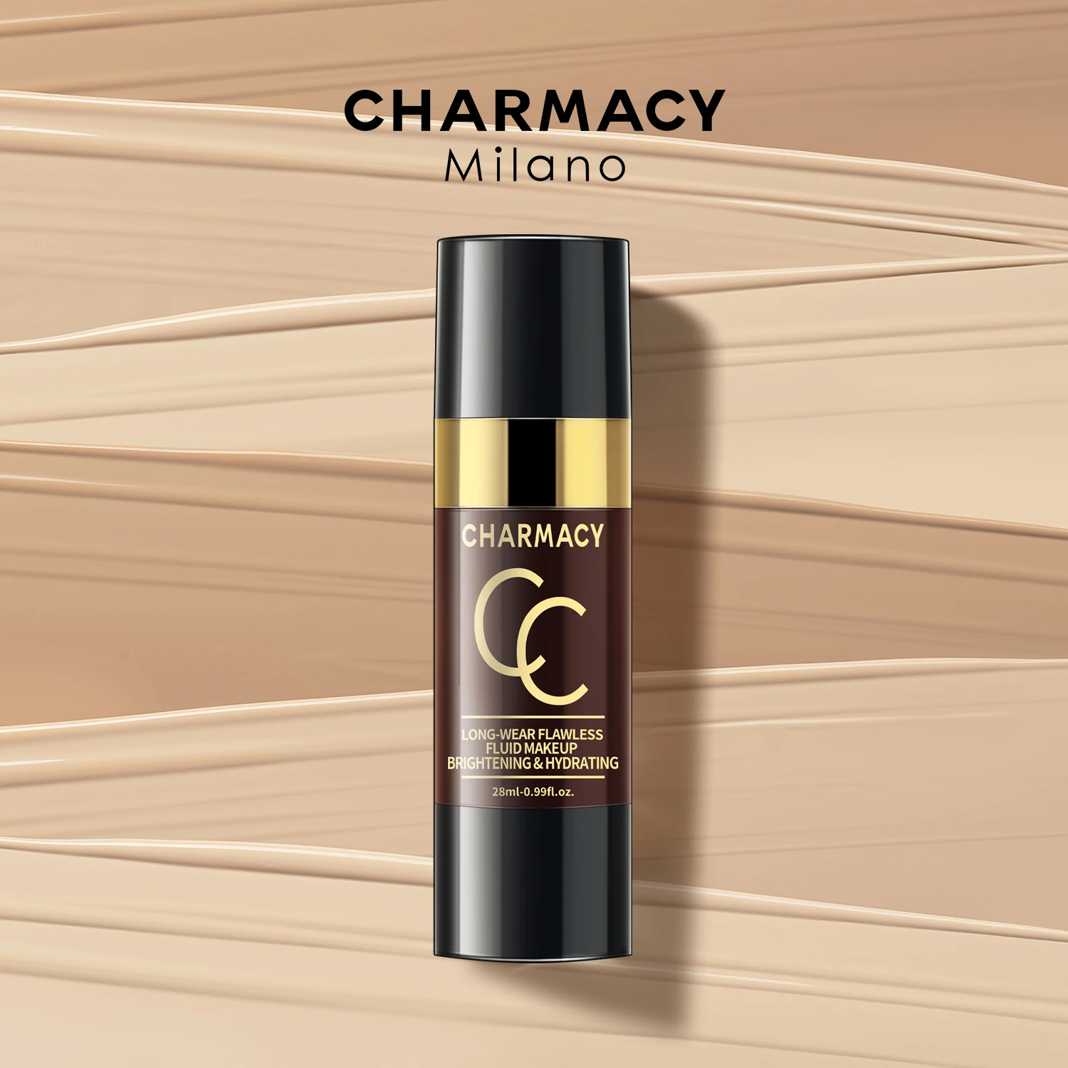 CHARMACY Жидкая основа для лица контроль жирности увлажняющая губка консилер головы