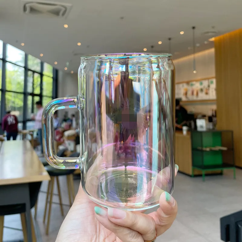 Стеклянная Кружка Stabuck с логотипом богини Корейская кружка красочная блестящая