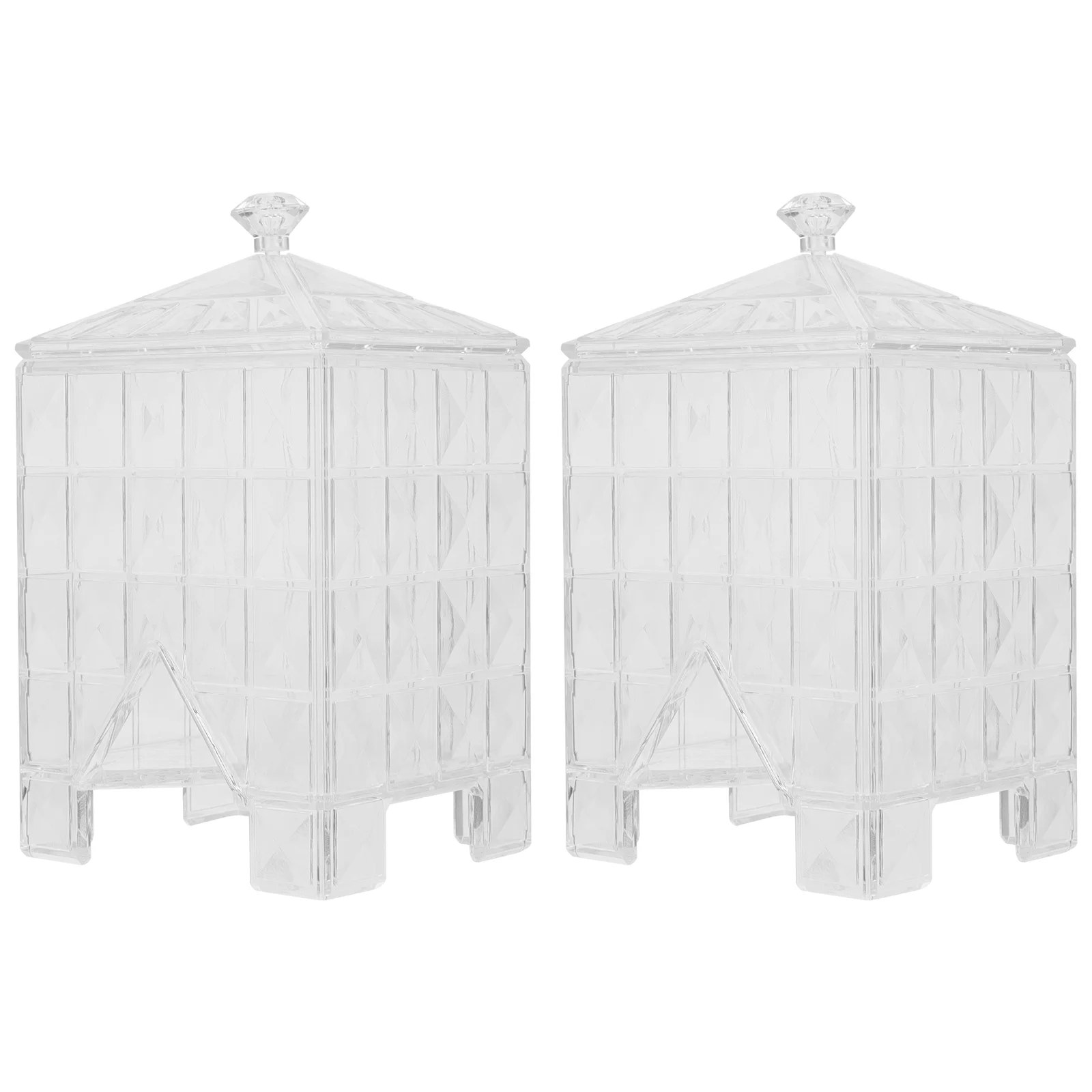 

Holder Cup Storage Brush Case Travel Organizer Jewelry Box Swabs Cotton Display Pen Up Make Makeup Stand Swab