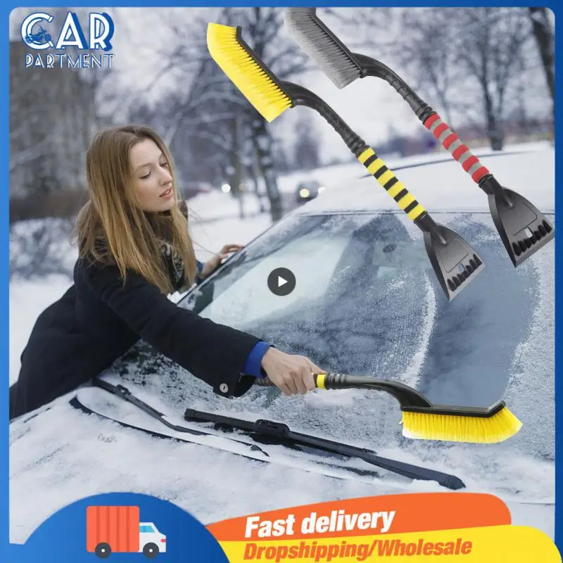 

Snow Scraper Universal Practical Two-in-one Removable Snow Brush Abs Smart Structure Design Automobile Snow Shovel Durable
