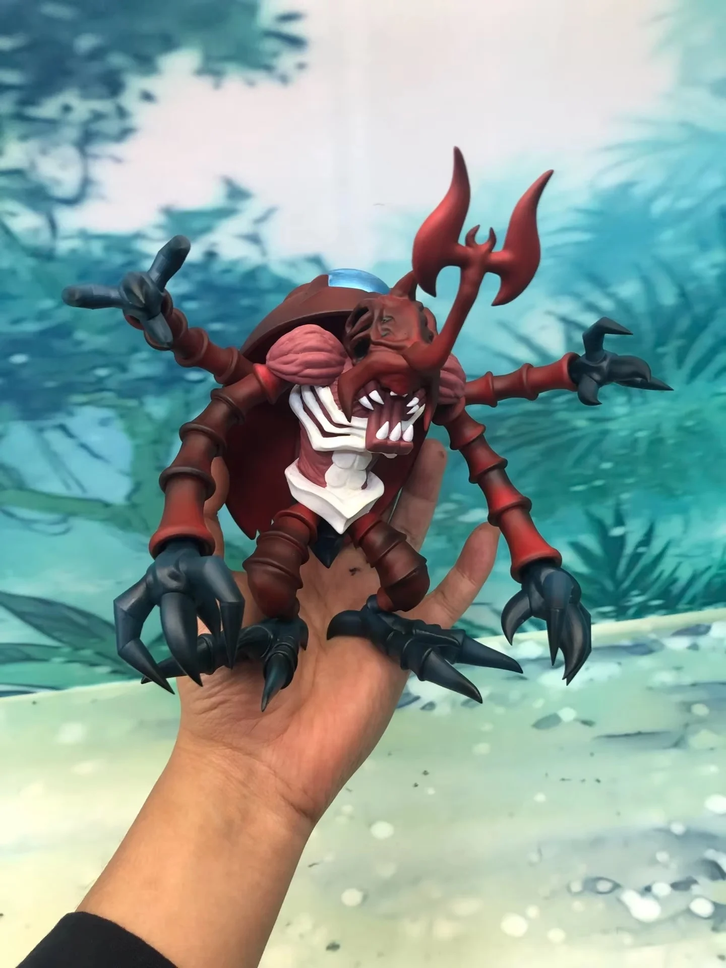 Фото Модель для кастомизации 16 см: Атлур Кабутеримон, игрушка-модель Digimon Adventure, GK-модель, кастомизация Геракл Кабутеримон №2