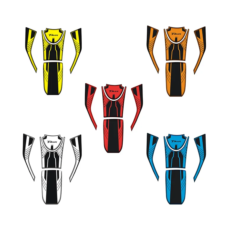 

for YAMAHA TMAX530 TMAX 530 2017-2018 New Motorcycle Accessories 3D Fiber Sticker Set Tank Decal Protector Fish bone Pad Set