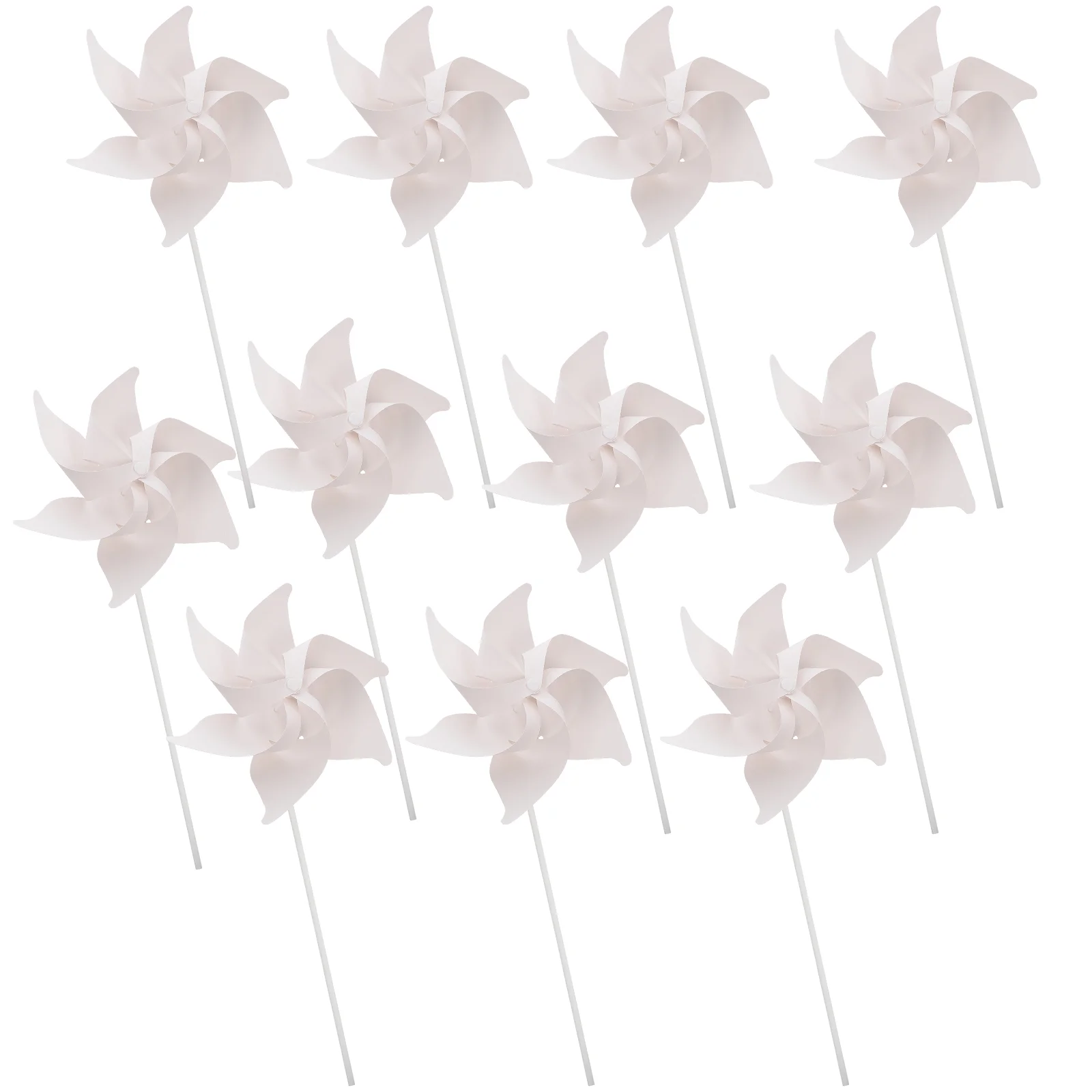 

Paper Windmills Blank Painting Graffiti DIY Kindergarten Pinwheels Kids Lawn Decorations
