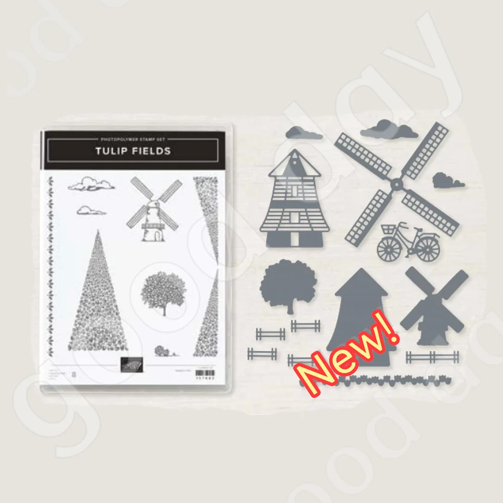 

Metal Cutting Dies Clear Silicone Stamps for Scrapbooking Craft DIY Die Cut Card Making Photo Album New Embossing Molds Windmill