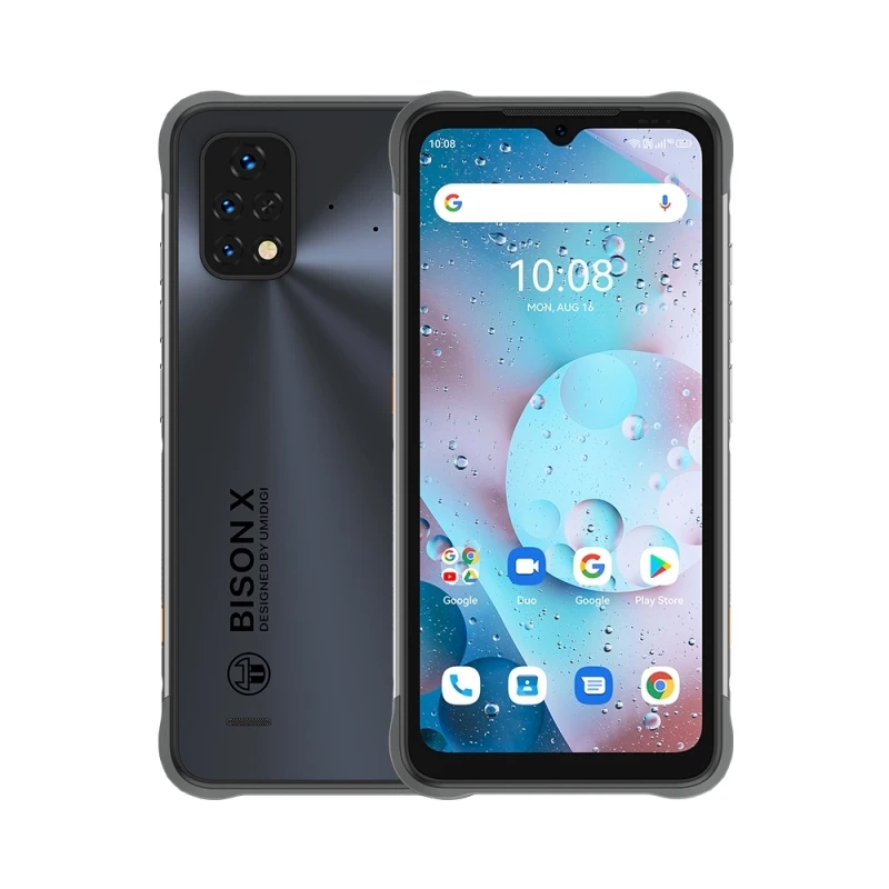 umidigi bison x10s rugged phone 4gb32gb 64gb rom ip68ip69k waterproof 6 53 inch android 11 ums312 t310 quad core up to 2 0ghz free global shipping