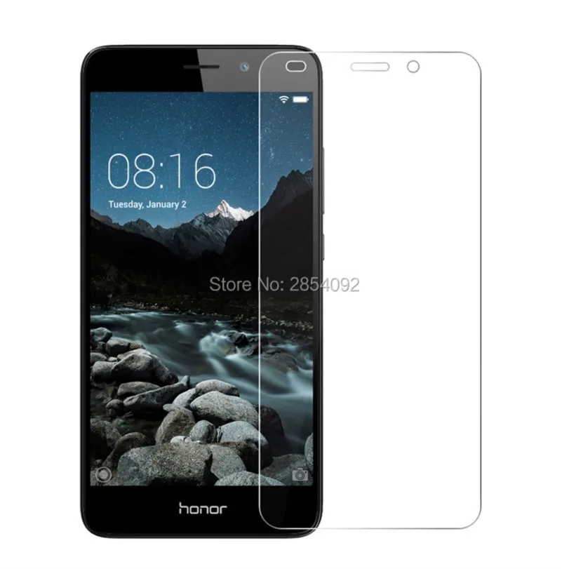 

2pcs/lot 2.5D 0.26mm 9H Tempered Glass For Huawei Honor 5C Screen Protector Toughened protective film For Huawei Honor 5C Glass