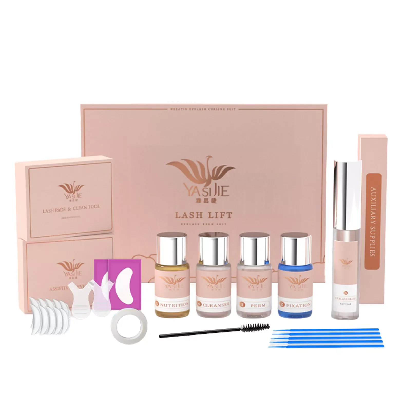 

NEW2023 Lash Lift Kit Eyelash Curler Kit Lash Lifting And Curling Semi-Permanent Curling Eyelash Kit Lash Lifiting Eyelash Perm