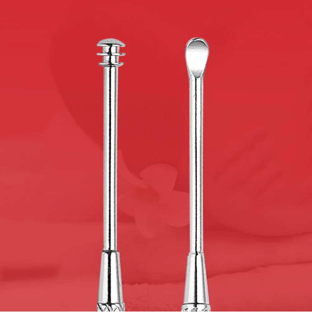 8 шт./набор пинцет для чистки ушей из нержавеющей стали