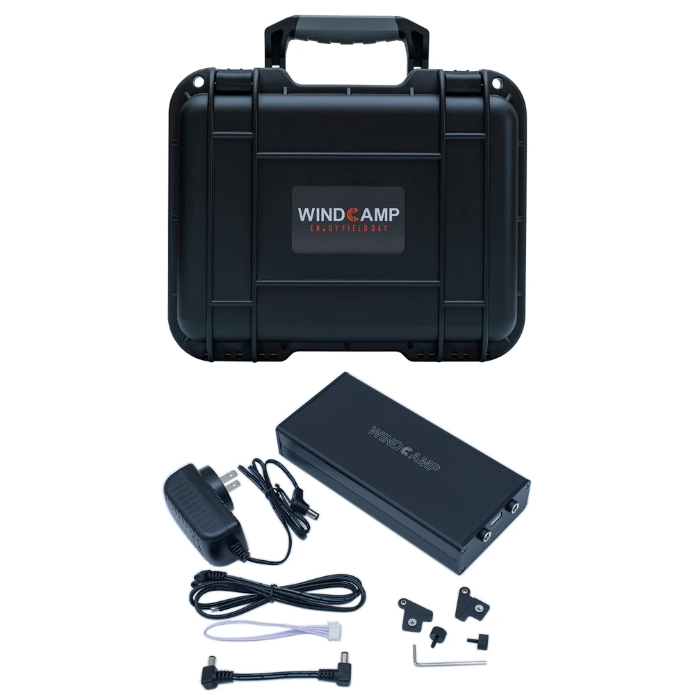 WINDCAMP Safety Portable Box + Battery Case for Elecraft KX3 Gobox