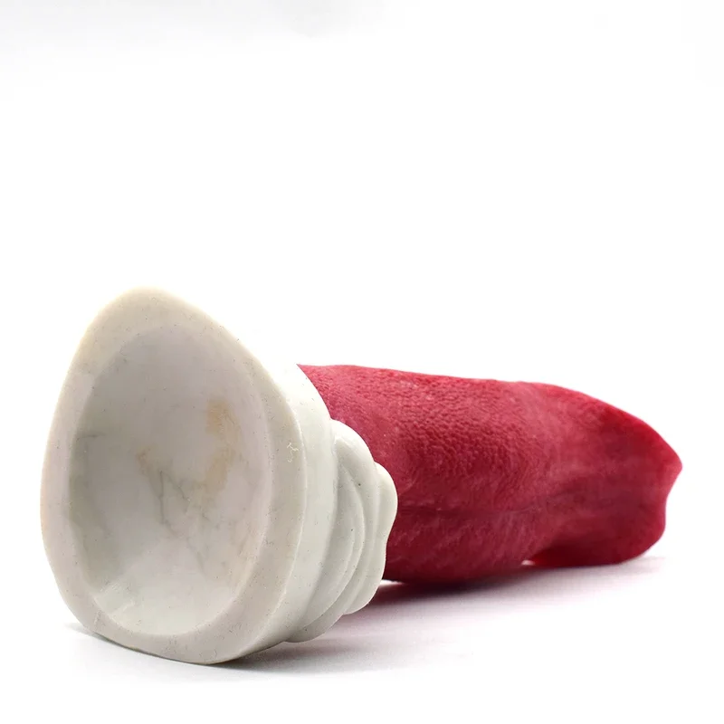 FAAK Реалистичный фаллоимитатор с волчьим языком и присоской большая фэнтезийная