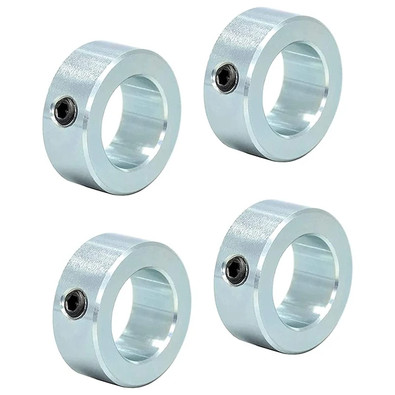 

4 Pieces Drill Depth Stop, Depth Stop, Adjusting Rings For 20Mm Axle / Shaft Galvanized, Shaft Locks Shaft Rings