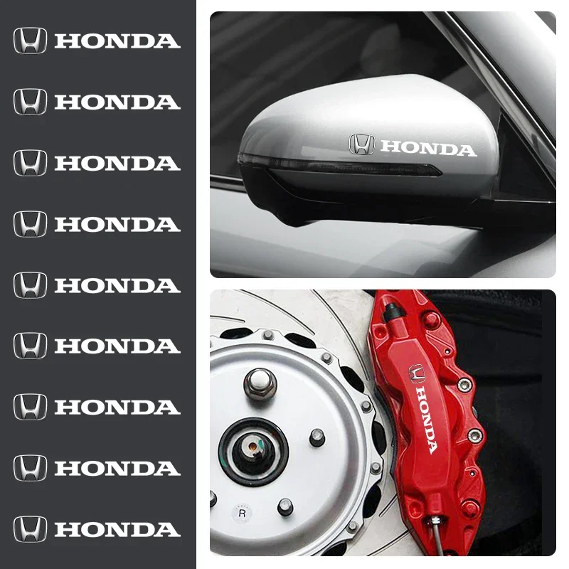 Креативные наклейки с эмблемой автодекор на стеклоочистители автомобиля для Honda