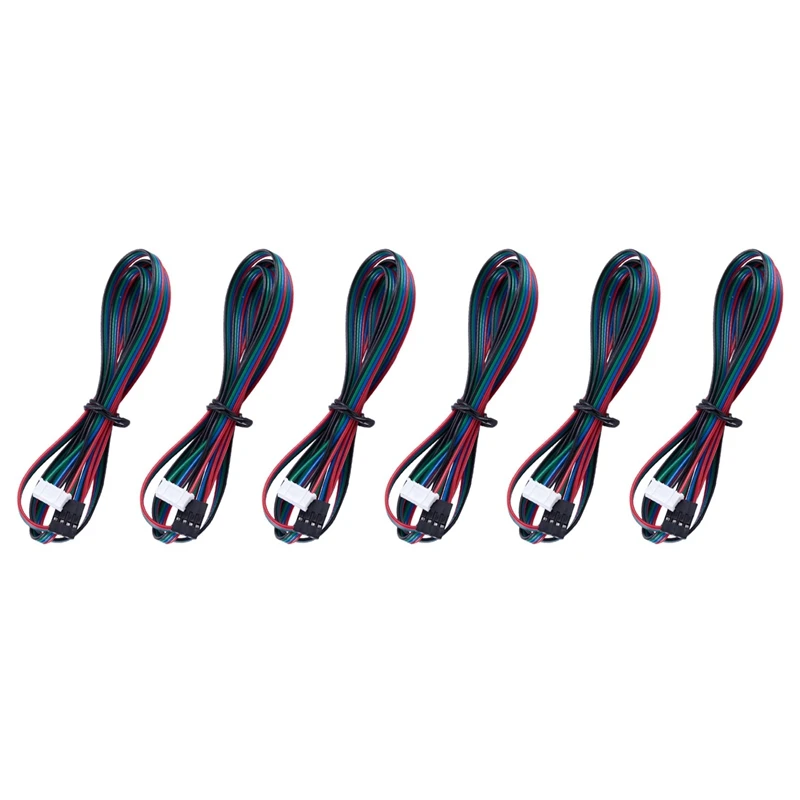 

6X Extended NEMA 17 Stepper Motor Cable 1M Long 4 6 Pin 3D Printer Dupont