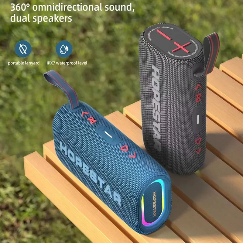 

Wireless Bluetooth Speaker TWS Portable IPX7 Waterproof 360 Stereo Music Center Home Theater Outdoor Subwoofer