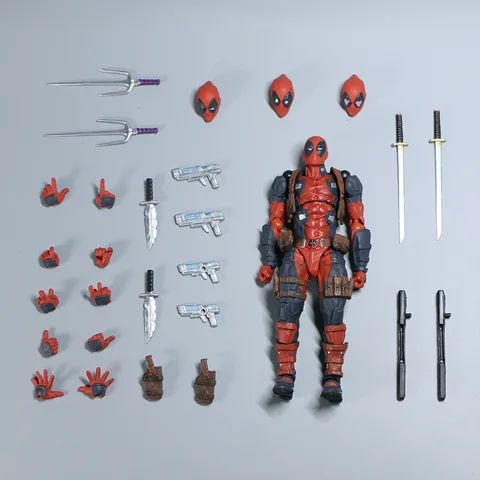 Удивительная фигурка Yamaguchi Deadpool 2,0, игрушки 15 см, супер герой, мертвой бассейн, подвижные статуи, модель куклы, коллекционные украшения