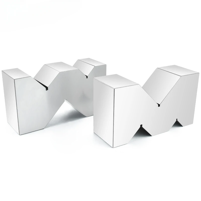 Прецизионный V-образный блок Рамка с тремя открывающимися концами Блок