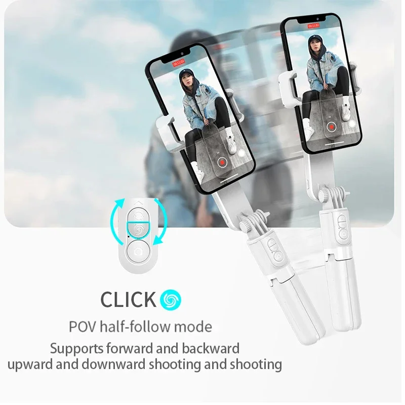 Ручной карданный стабилизатор селфи-палка держатель для телефона кронштейн L09