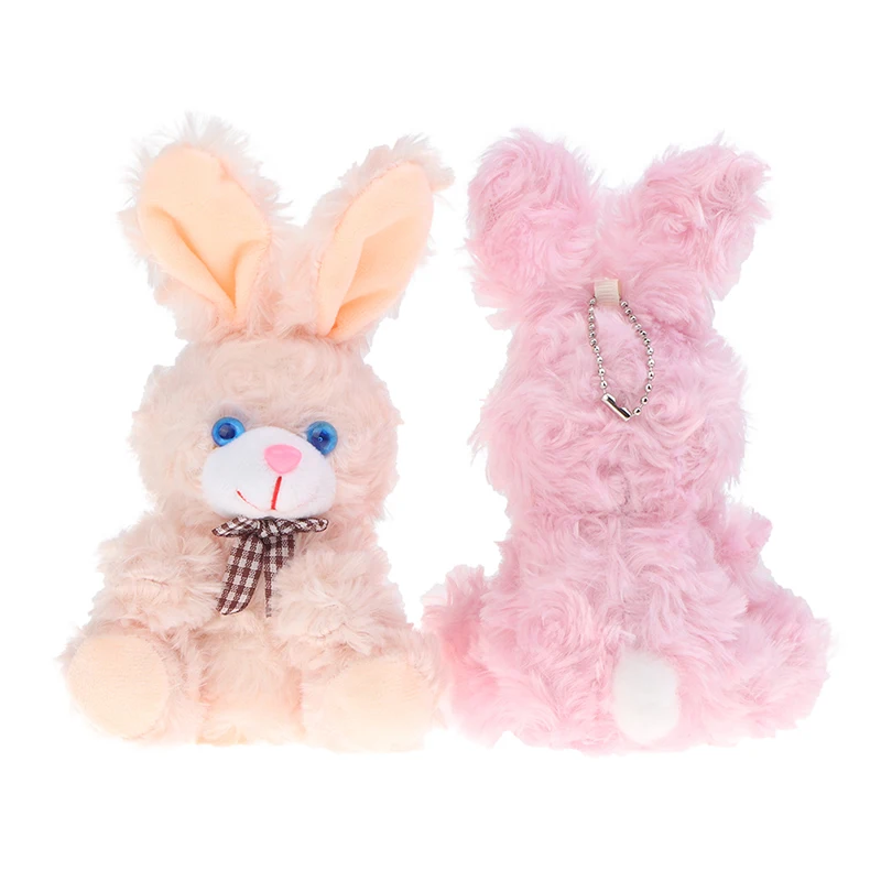 17/20 Cm Cute Plush Sitting Bow Rabbit Plush Animal Bunny Toy Pet Fashion Baby Girl Child Gift Animal Doll Keychain Bag Pendant images - 6