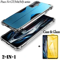 soft silicon cases for poco f4 gt back cover on xiaomi poco x4 pro 5g shockproof poko f4gt pocof4 gt pocof4gt clear case glass