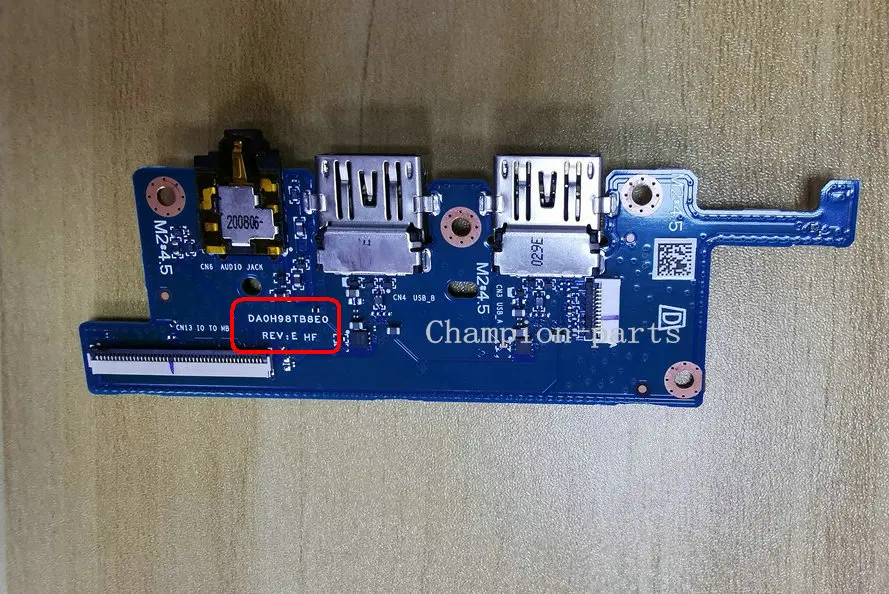 Transporte Rápido Original Da0h98tb8e0 Rev: e para Huawei Matebook D15 Bob-wah9p Wah9 Porta Usb Placa de Áudio 90 Dias Garantia